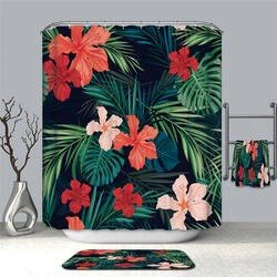 3d shower curtains set