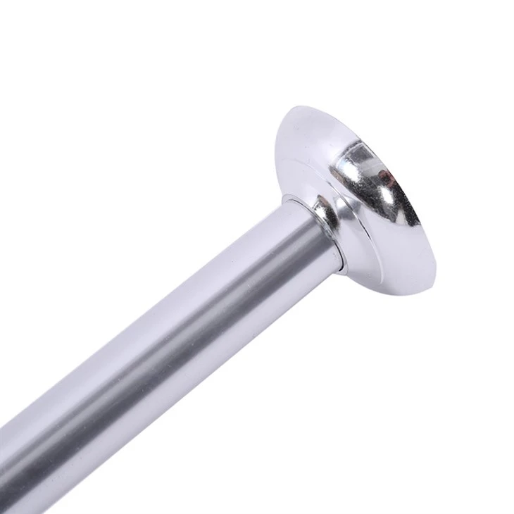 Curved Stainless Steel Shower Curtain Rod Rust-proof Durable Curtain Rod