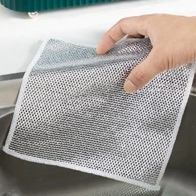 Single Layer Wire Cleaning Cloth Remove Oil Without Hurting Hands Dishcloth